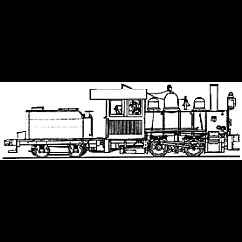 0-4-0 Porter 18-Ton Steam Loco Kit On3 (DIRECT ONLY) -- With Tender