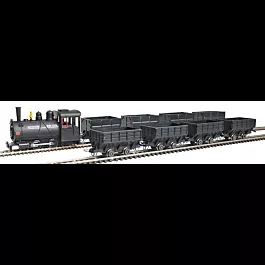 0-4-0T Steam Freight Train-Only Set - Minitrains -- Union Railroad Company