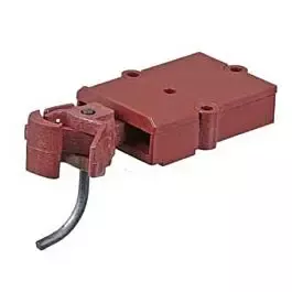 #1 Scale Coupler -- Body Mount w/Standard Draft Gear Box (brown) 1 Pair