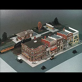 1920s Main Street -- Makes 9 Buildings