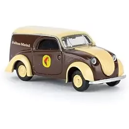 1930s Steyr Baby Delivery Station Wagon - Assembled -- Julius Meinl (brown, beige, red, black, German Lettering)