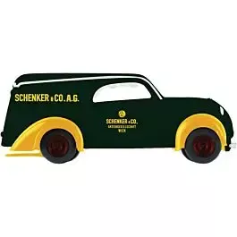 1930s Steyr Baby Delivery Station Wagon - Assembled -- Schenker Vienna (green, yellow; German Lettering)
