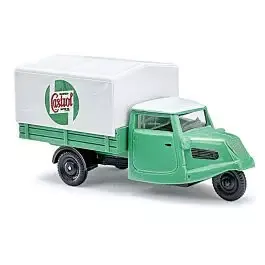 1935 Tempo Dreirad 3-Wheeled Pickup Truck - Assembled -- Castrol (green white, red)