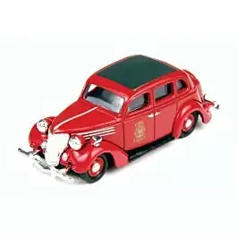 1936 Ford Fordor Sedan - Assembled - Mini Metals(R) -- Fire Chief