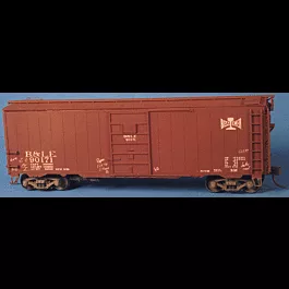 1938 40' "PS-O" Pullman Welded Boxcar -- Bessemer & Lake Eriem 6-Panel Superior Door - Nine Rib Ends