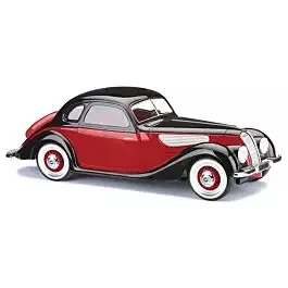 1938 BMW 327 Sedan - Assembled -- Red, Black