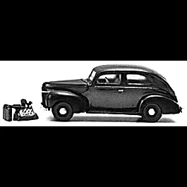 1940 Ford V-8 Sedan - Kit -- With Optional Engine Details