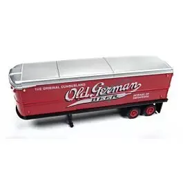 1940s-1960s 32' AeroVan Single Tandem Trailer - Assembled - Mini Metals -- Old German Beer