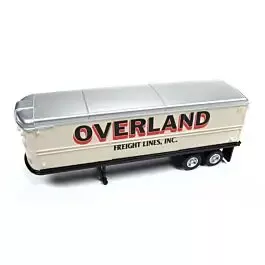1940s-1960s 32' AeroVan Single Tandem Trailer - Assembled - Mini Metals -- Overland Freight