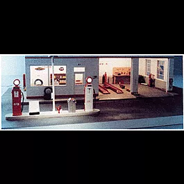 1940s Service Station Interior