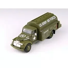 1941-1946 Chevrolet Tank Truck - Assembled - Mini Metals(R) -- United States Army (olive)