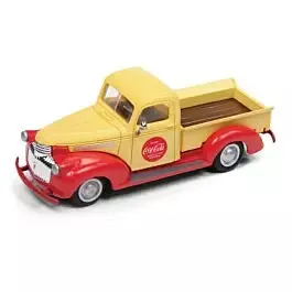 1941 - 46 Chevrolet Pickup Truck - Assembled - Mini-Metals(R) -- Coca-Cola