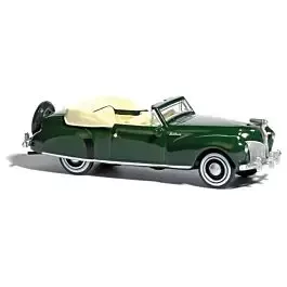 1941 Lincoln Continental Convertible - Assembled - Oxford -- Top Down (green)