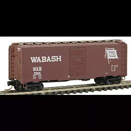 1944 AAR 40' Boxcar -- Wabash - Large Flag
