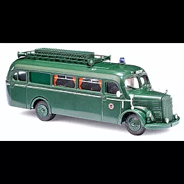 1949 Mercedes-Benz O-3500 Bus - Assembled -- Police (green)