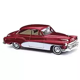 1950 Buick 2-Door Hardtop - Assembled -- Deluxe Red, Silver