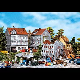 1950s Building Set - Weathered Model