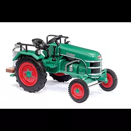 1953 Kramer KL 11 Farm Tractor - Assembled -- With Milk Cans (green, red)
