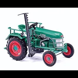 1953 Kramer KL 11 Farm Tractor - Assembled -- With Mower Bar (green, red)
