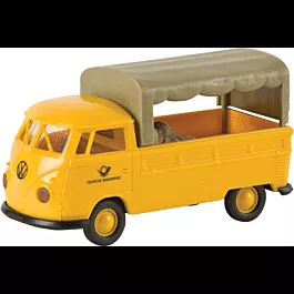 1960-1963 Volkswagen Pritsche T1b Standard-Cab Pickup Truck - Assembled -- With Canvas Cover, German Red Cross (ivory, red, German Lettering)