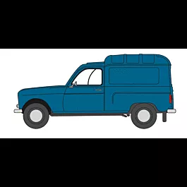 1962-1988 Renault Fourgonnette Delivery Truck - Assembled -- Blue