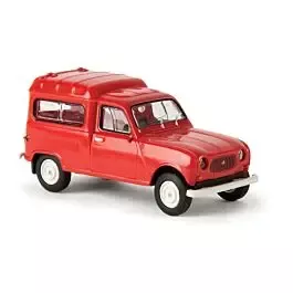 1962-1988 Renault Fourgonnette Delivery Truck - Assembled -- Coral