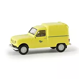 1962-1988 Renault Fourgonnette Delivery Truck - Assembled -- French Post Office (yellow, black, French Lettering)
