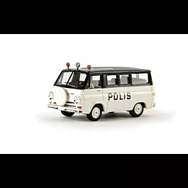 1964 Dodge A 100 Passenger Van - Assembled -- Police Sweden (black, white)