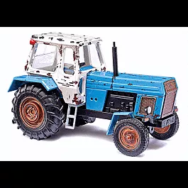 1967 Fortschritt ZT300 Farm Tractor w/Enclosed Cab - Assembled -- With Roll Bar (red, white)