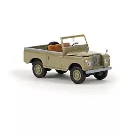 1968 Land Rover 88 Open-Cab Pickup - Assembled -- Gelbgrau (Yellow-Gray, "Khaki")
