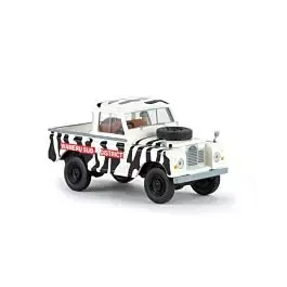 1968 Land Rover 88 Pickup Truck - Assembled -- Daktari (Zebra Stripes)