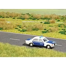 1977 Mercedes-Benz W123 Station Wagon with Working Flashers - Assembled -- THW (blue, white, German Lettering)