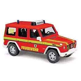 1990 Mercedes-Benz G-Klasse SUV - Assembled -- Dortmund, Germany, Fire Department (red, green, white, German Lettering)