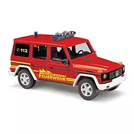 1990 Mercedes-Benz G-Klasse SUV - Assembled -- Geislingen, Germany, Fire Department (red, yellow, white, German Lettering)