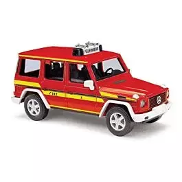 1990 Mercedes-Benz G-Klasse SUV - Assembled -- Munich, Germany, Fire Department (red, white, yellow, German Lettering)