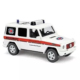 1990 Mercedes-Benz G-Klasse SUV - Assembled -- Water Patrol (white, orange, German Lettering)