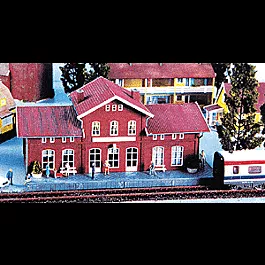 2-Story Brick Station -- 9-7/8 x 5-7/8"25 x 15cm