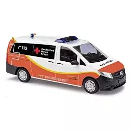 2014 Mercedes-Benz Vito Cargo Van - Assembled -- German Red Cross (white, orange, yellow, German Lettering)