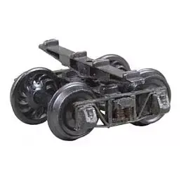 3'7" Wheelbase Sprung Metal Trucks -- 26" Ribbed-Back Wheels1 Pair