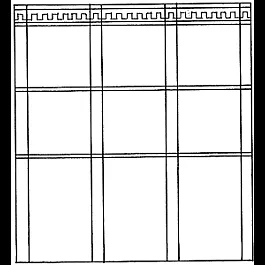 3-Story Blank Brick Wall - Quick-Flats -- Kit - Rust 6-1/2 x 6-1/4"16.5cm x 15.9cm pkg(2)