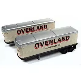 32' AeroVan Trailer - Assembled - Mini Metals(R) -- Overland Freight