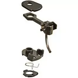 #36 Plastic-Shank Coupler - Kit - Magne-Matic(R) -- Long 25/64" Centerset w/#233 Draft Gear Boxes 2 Pair