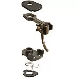 #37 Plastic-Shank Coupler - Kit - Magne-Matic(R) -- Medium 9/32" Underset w/#233 Draft Gear Boxes 2 Pair