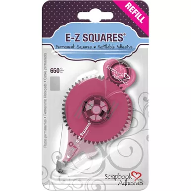 3L - Scrapbook Adhesives E-Z Squares Refill 650/Pkg - Permanent, Use In 12066 (12076)