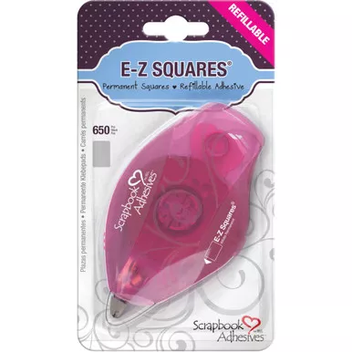 3L - Scrapbook Adhesives E-Z Squares Refillable Dispenser 650/Pkg - Permanent (12066)