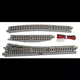#4 Electric (Remote) Turnout - Unitrack -- Right-Hand