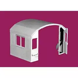 4-Window Cab -- High Hood with Small Windows Plated Over