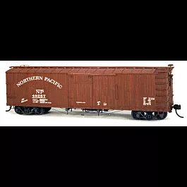 40' Boxcar -- NP 1916 w/8' Inside Height & Truss Rod Steel Centersill Underframe