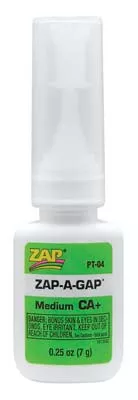 435 PT04 Zap-A-Gap CA+ 1/4 oz Adhesive (PT04)