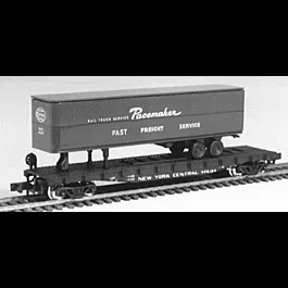 50' Flatcar w/Trailer -- NYC